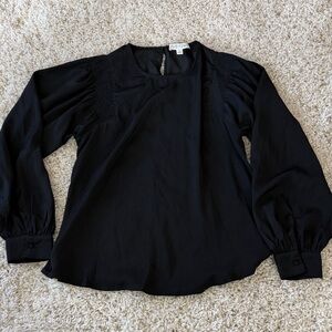 NWOT Black Long Sleeve Blouse